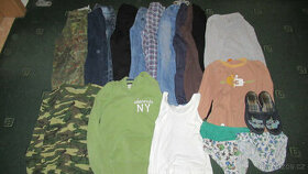 Balíček oblečení 19 kusů velikost 122-128 pro chlapce