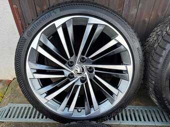 Zimní alu sada Škoda Superb IV 19" 5x112