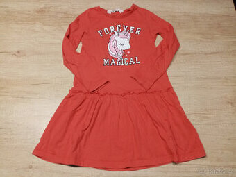 šaty/tunika HM unicorn vel. 110/116