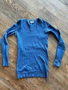 Dámský delší modrý svetr, vel. S, Time out