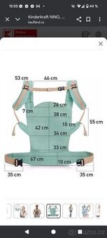 Dětské nosítko - KINDERKRAFT NINO