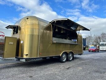 Food truck gastro přívěs v stylu retro 5.8M