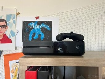 Xbox One + Kinect senzor+ovladač+sluchatka