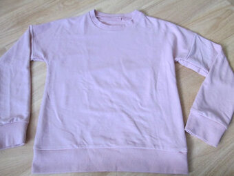 Mikina tepláková růžová Decathlone vel. 9-10let