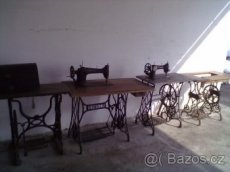 prodám sbírku asi 10 ks histor. el.+manuál. šicích strojů