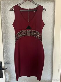 Vínové šaty Koralline