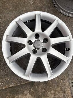 Originální ALU kola Audi R17 5x112 – A6 C6, pěkný stav