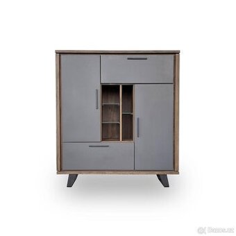 Dřevěná komoda/skříň - CUBO 140 cm