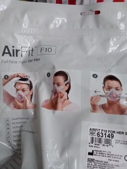 celoobličejová maska AirFit F10 vel.S