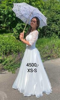 NOVÉ svatební šaty ORGANZA