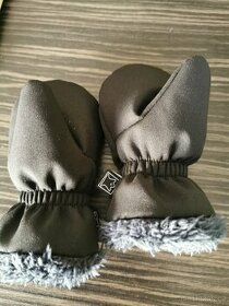 Softshellové rukavice s kožíškem - 1