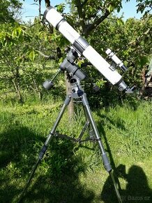 Astronomický dalekohled Bresser 90/900 s montáží a stativem - 1