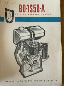 Katalog náhradních dílu pro motor BD-1S50 -A