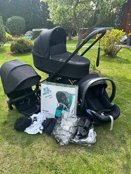 CYBEX Priam Matt Black + DJ Khaled seat pack + doplňky