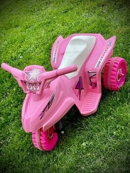 Loko Toys elektrická tříkolka - růžová