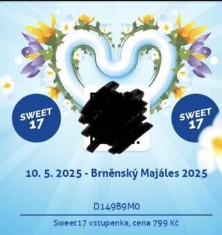 2× lístek na majales brno