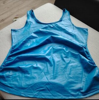 Koženkové triko 3xl