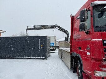 Lodní kontejner 20' DC – barva antracit, po jedné cestě
