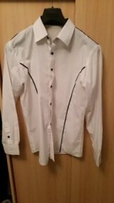 Zánovní košile, Slim fit košil, nemusí se žehlit, vel. M. 17