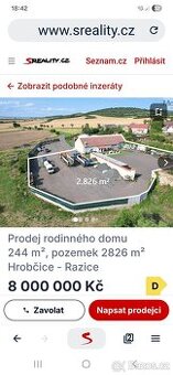 Prodám rod.dům s pozemkem