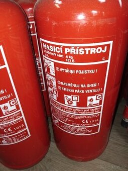 Práškové hasící přístroje po životnosti