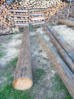 Smrková kulatina bez kůry - délka 4m
