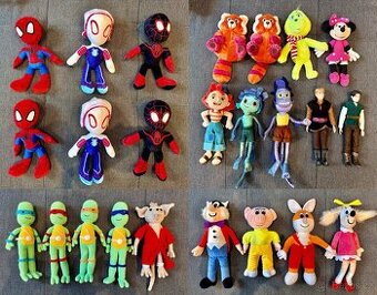 Pixar, Spidey, Disney plyšáci pro děti