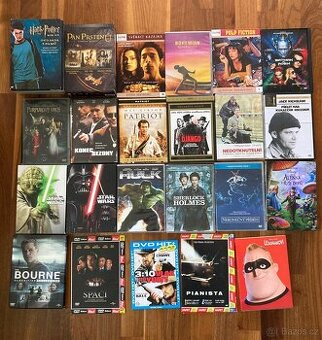 DVD přehrávač + Filmy a pohádky na DVD viz foto