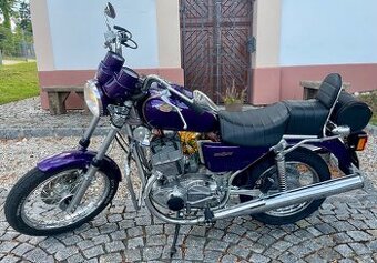 350 Chopper s alarmem, el. startérem, TP ČR