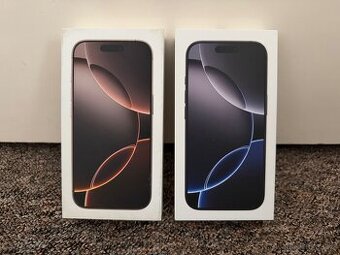 Apple iPhone 16 Pro 256gb Black a Desert. 2 roky CZ zaruka.