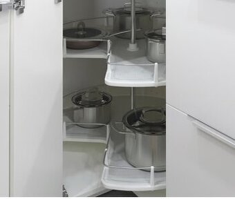 Otočná police IKEA do roh.skříněk