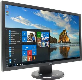 Velký plně funkční LCD monitor Acer 24" V243H VGA,DVI,USB