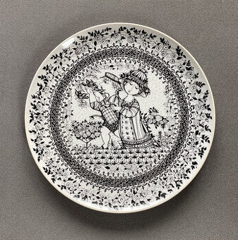 Rosenthal Tác na zavěšení Léto 35 cm, Bjorn Wiinblad