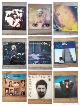 LP vinylová, gramofonová deska