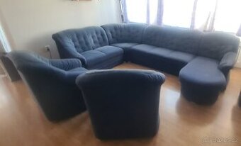 Sedací souprava rozkládací,úložný prostor