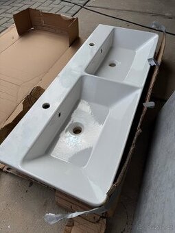 Dvoj umyvadlo Keramické Myjoys Victory 120 Dřevojas