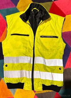 TACOMA REFLEXNÍ PRACOVNÍ   TEPLÁ SILNÁ VESTA -M(L-XL)
