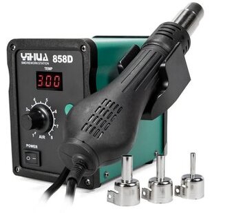 Horkovzduch horkovzdušná stanice YIHUA 858D - nová