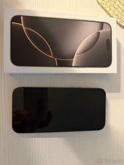 Apple iPhone 16 Pro Max 256GB pouštní titan.
