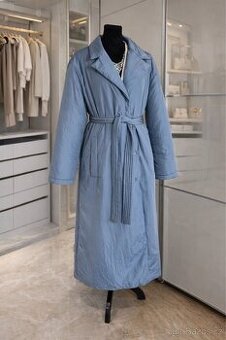 Luxusni zimni modry kabat Envii vel L