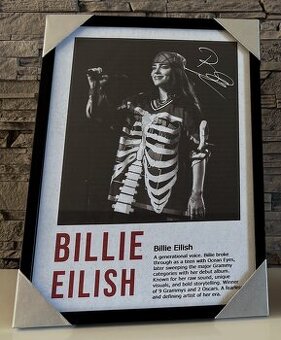 Billie Eilish - PrintArt s rámem