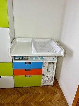 Přebalovací pult IKEA stuva ve vynikajícím stavu