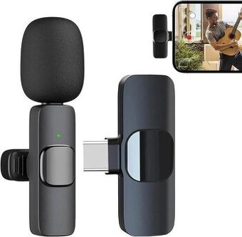Bezdrátový lavalier mikrofon AOMiGT – Plug & Play