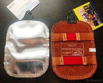 Hliníkový ochranný štít pro sváření (na rukavici)