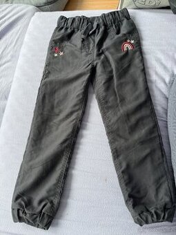 Zateplené kalhoty 116