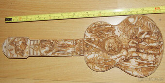 umělecká řezba z Argentiny s motivem country western