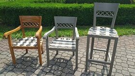 Židle z masivu do restaurace / kavárny - NOVÉ
