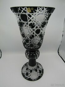 set vázy barevný křišťál ceasar crystal dekor Flake