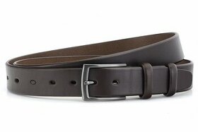 Pánský kožený opasek M3518 o šířce 3,5 cm - 1