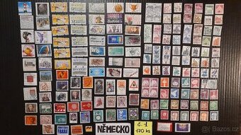 Poštovní známky Německo č.1 170ks